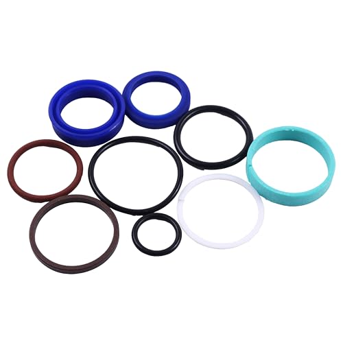 Image of 7J266-63400 Front Loader Boom & Bucket Cylinder Seal Kit Compatible with Kubota L2800DT L2800F L3400DT L3400F L3700SU L3130DT L3130F L3430DT