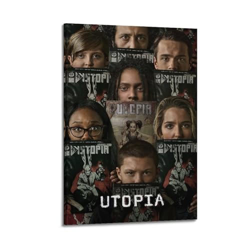 STFHRTFGGH Póster de Utopía con lienzo decorativo para pared e impresión artística moderna para dormitorio familiar, 20 x 30 cm