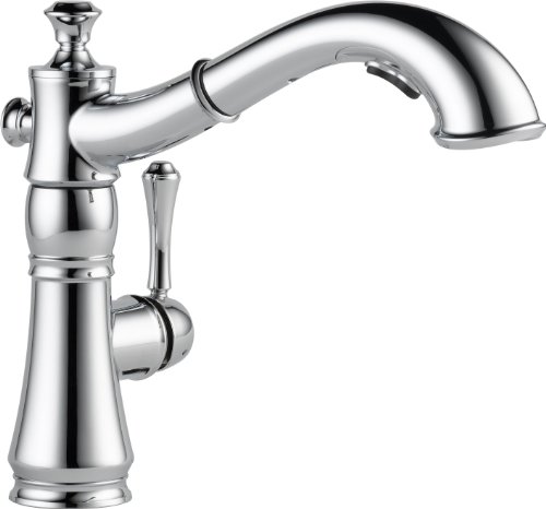 Weekly Top Sale Delta Faucet Cassidy Single-Handle Kitchen Sink Faucet with Pull Out Sprayer and Magnetic Docking Spray Head, Chrome 4197-DST Weekly Top Sale Delta Faucet Cassidy Single-Handle Kitchen Sink Faucet with Pull Out Sprayer and Magnetic Docking Spray Head, Chrome 4197-DST