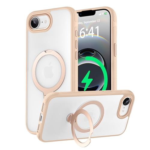 KISECASE iPhone 16e p P[X MagsafeANZT[Ή CX[d CO }Olbg _360x]X^h {^ی zRh~ ϏՌ ϋv ΂ݖh ~ ی h~ gуP[X O AC