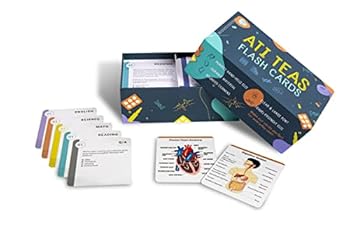 ATI TEAS 7 Flashcards - TEAS Test 7th Edition 2022-2023 Study Guide Nursing, Includes Practice Test Questions with Explained Answers for The Test of Essential Academic Skills Edition 7