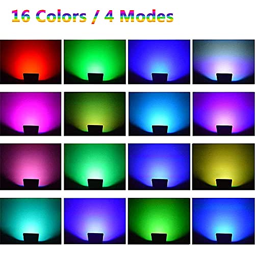 Lysed 12V Color Changing Led Landscape Lights Landscape Lighting Low Voltage Colored Spotlights Outdoor, 12 Volt Rgb Pathway Lights For Garden, Wall, Tree Decorative Lighting (4 Pack) #TOP5