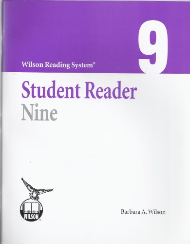 Wilson Reading System - Student Reader Nine (9)... 156778075X Book Cover