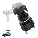 CartClan 4 Pin Club Car Precedent Ignition Key Switch, Golf Cart Ignition Key Switch Suitable for 2004-up Club Car Gas Precedent, OEM# 1025151