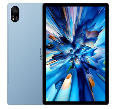 Blackview Mega 8 Android 15 AI Tablette, 13 Écran FHD+, 36Go+512Go, Batterie 11000mAh, 3 AI Modèles, Dual SIM 4G LTE+WiFi, Caméras 50MP+13MP, Haut-parleurs Quad-Box, 1080P Widevine L1 Azul