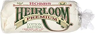 Hobbs Heirloom Premium Cotton: 81 x 96in (Full), Blend, White, 206x244x1 cm