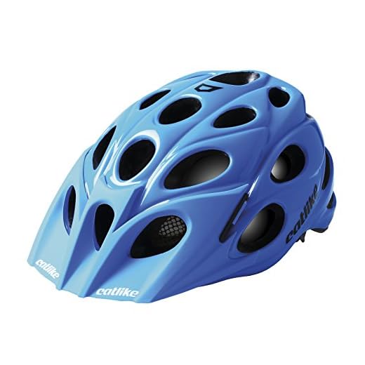 Catlike Leaf Casco de Ciclismo, Unisex Adulto, Azul, M (54-57 cm)
