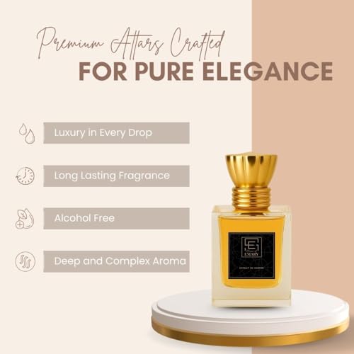 House of Emary Noor e Gul Attar 10ml for Men & Women | Long Lasting Alcohol-Free Luxury Oudh Perfume Oil | Citrus, Orange Blossom, Rose, Amber & Sandalwood Notes | Ideal Gift for Men & Women - view 3
