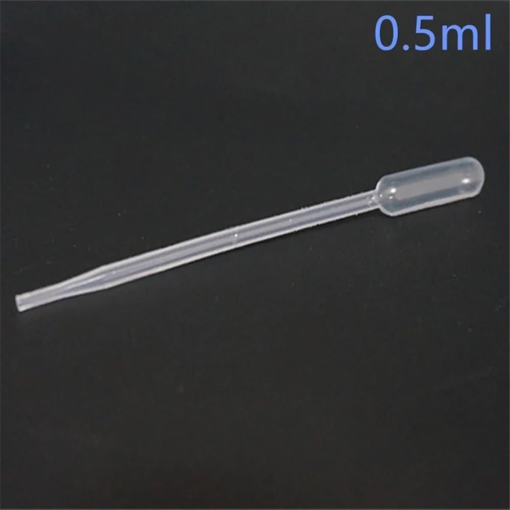500 stücke/1000 stücke/2000 stücke 0,2 ml 0,5 ml Transfer Pipetten Kunststoff Pasteur Pipette Dropper Material(0.2ml 2000pcs)