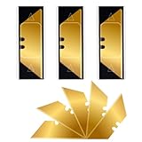 Vickay 30 Pack Utility Knife Blades, Heavy Duty Box Cutter Replacement Blades, SK2 Steel with Titanium Fully Coating, Standard Size Cardboard Cutter Blades for All Standard Utility Knives