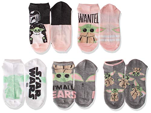 STAR WARS Women's Classic 5 Pack No Show Ankle Socks