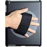 LapWorks Soft Grip iPad Handle for iPad 2, 3 and 4 with 360 Degree Swiveling and Smart Cover Channel