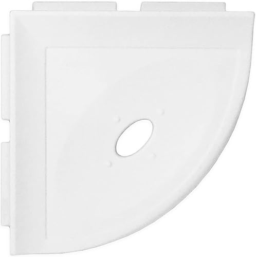 Questech Decor - Jabonera de ducha, tapada para una nueva construcción, estante de ducha esquinero para paredes de ducha con azulejos, organizador