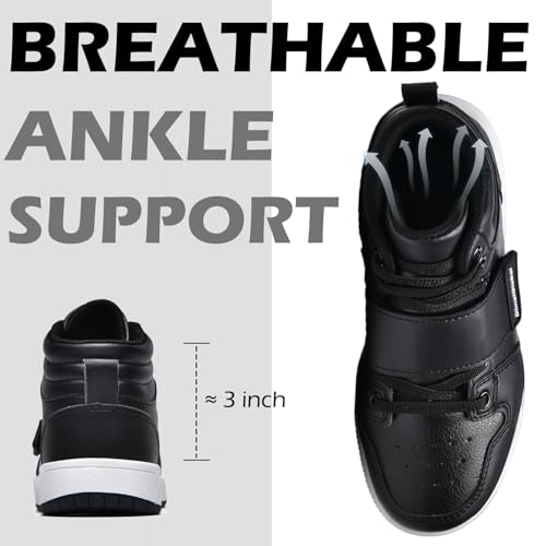 DimaiGlobal Kids Basketball Shoes Boys Girls High Top Sneakers for Youth Durable Sports Shoes Breathable Skate Shoes School Trainers3