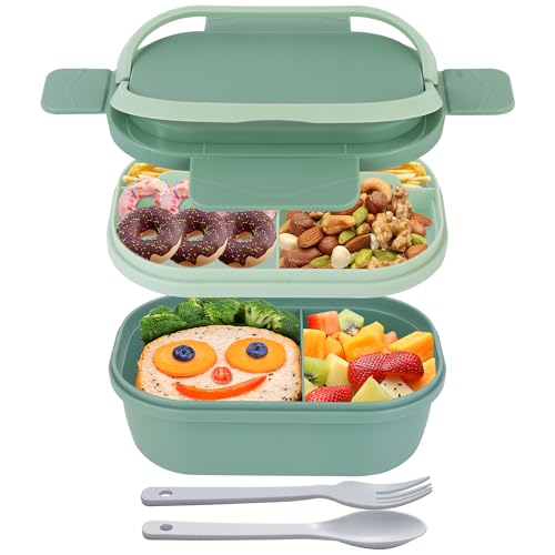 Itopor Leak-Proof Bento Box for Kids, Drop-Proof Kids Lunch Box