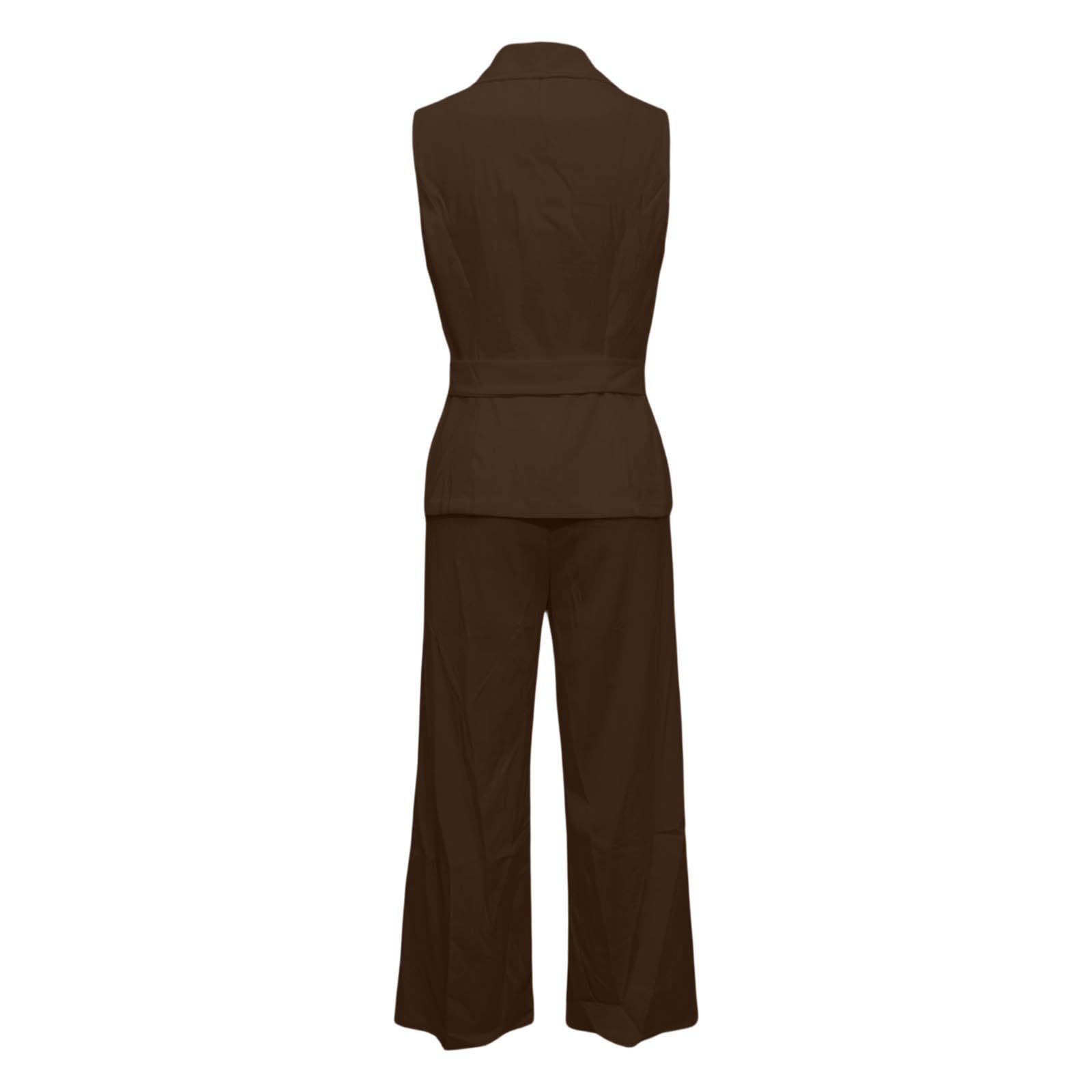 Set da donna 2 pezzi in cotone con top e pantaloni coordinati, alla moda, elegante, elegante, comodo, morbido e alla moda A88