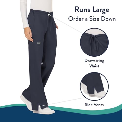 image for WW Revolution by Cherokee Women's Mid Rise Moderate Flare Drawstring P