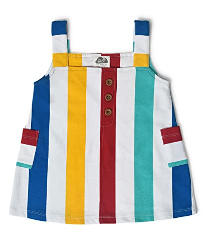 Image of Mi Arcus Corduroy Collar Dress for Baby Girl