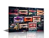 TISHIRON Audio Cassettes Pictures for Living Room Wall Decoration Vintage Canvas Painting Wall Art Artwork for Home Walls Framed Wall Art Modern Home Decor Canvas Art Posters & Print, 60x90cm #3