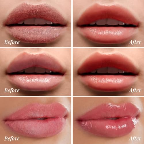 lip scrub amp lip mask - overnight treatment lip care kits with 2 lip exfoliator amp 2 sleeping lip balm intense hydration lip set for dry chapped cracked lips exfoliate amp moisturize 4 pack