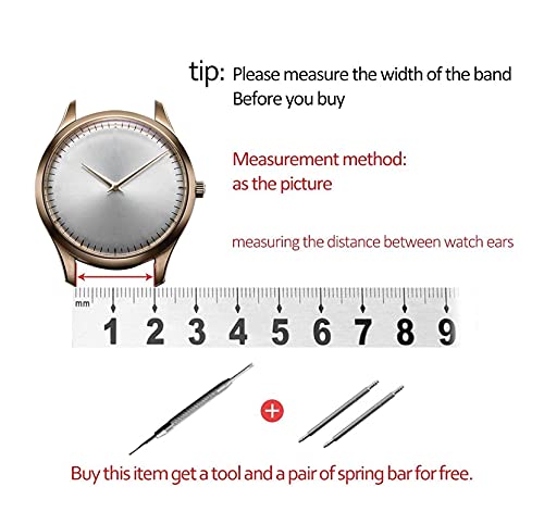 Bracelet 22mm acier inoxydable résistant transpiration - 4