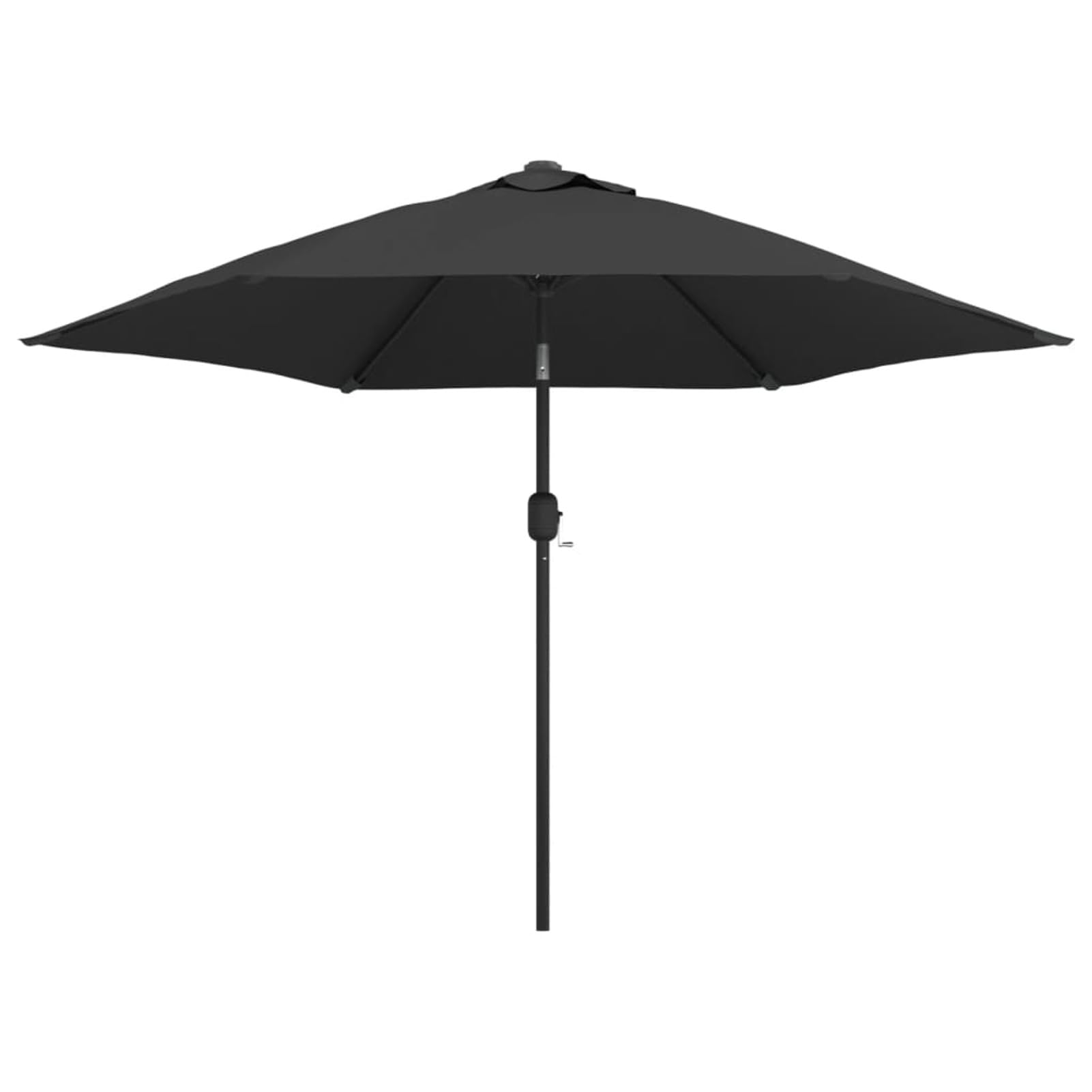 Homgoday Sombrilla de jardín con Palo de Metal Antracita 300 cm Sombrilla de Jardín,Protección UV Sombrilla Jardín Grande Orientable Jardín Parasol Balcón