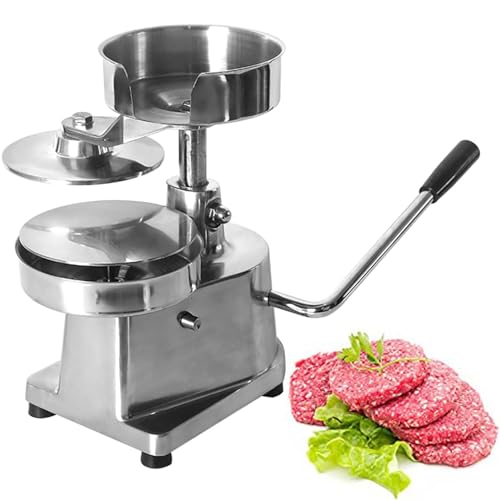 Presse à hamburger en acier inoxydable de 130 mm pour steak haché maison