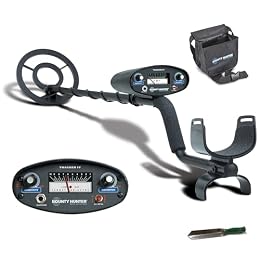Bounty Hunter Tracker IV Metal Detector for Adults & Kids – Gold & Silver Finder with Waterproof 8" Coil, 3 Detection Modes, Easy to Use, Lightweight, Includes Digger & Pouch – Made in USA