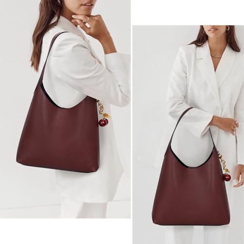 Bolso tipo Hobo de cuero vegano para mujer miniatura 2