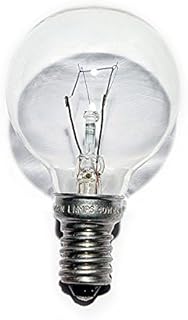 10 x CLEAR GOLF BALL GLOBE 25w WATT SMALL EDISON SCREW // SES // E14 LAMP LIGHT BULBS