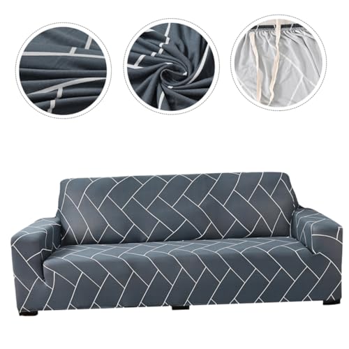 Housse de canapé extensible lavable pour protéger un meuble 3 places - 7