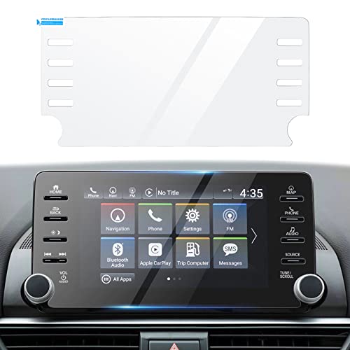 Autorder Custom Fit for Screen Protector 2018-2021 Honda Accord Sport EX-L Touring Tempered Glass 9H Navigation Touchscreen Protective Film (8-Inch)