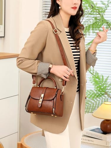 Image of Diva Dale Women's Handbag | Stylish & Elegant PU Leather Shoulder Bag | Trendy Crossbody Sling Bag with Top Handle & Adjustable Strap