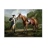 Rocket Prints Napoleon Tony Soprano And Pie-O-My Horse Painting Poster Print (24'' × 18''), White