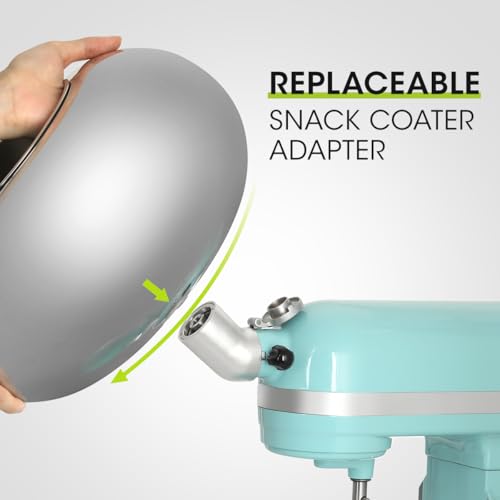 Image of Aieve Snack Coater Adapter Compatible with KitchenAid Bowl-Lift Stand Mixer