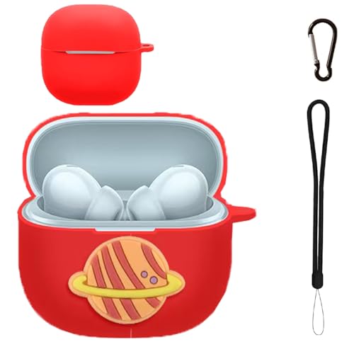 For Redmi Buds 8 Lite �P�[�X �J�o�[�yvaele�z�����[�d�\ �S�ʕی� �����h�~ �L�Y�h�~ �ϏՌ� �h�o �y�� ���[ �J���r�i�t�� Redmi Buds 8 Lite �P�[�X �Ή��i���b�h�j