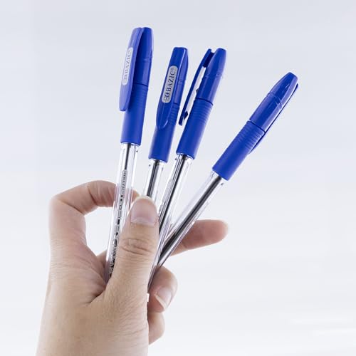 Bolígrafo BAZIC Oil Gel Azul 0.7 mm 4 unidades miniatura 7