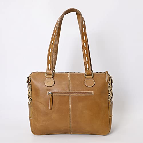 Image of Merbaa Leopard Print Tote Purse - Designer Shoulder Handbag for Women - Elegant Animal Pattern Bag