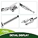 Roykaw EZGO Golf Cart Brake Cable Set, Both Driver & Passenger Side for TXT/Medalist 1994-Up Gas/Electric Models, Replaces OEM # 70716-G03, 70273-G03, 70969-G03