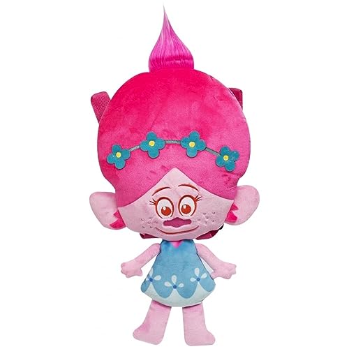 Sac à dos en peluche trolls Poppy pour fillette jouet enfant