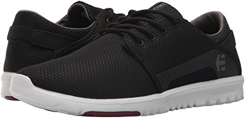 Image of Etnies Men's Scout Shoe, Black /Dark Grey /red, 11 Medium US