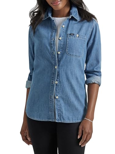 Lee Women's Legendary Regular Fit Long Sleeve All Purpose Button