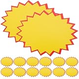 Affichage des prix : une forme attrayante et des couleurs vives mettent en valeur le prix et attirent l’attention des clients. fabriqué dans un matériau durable et résistant, ce panneau d’affichage est idéal pour les soldes