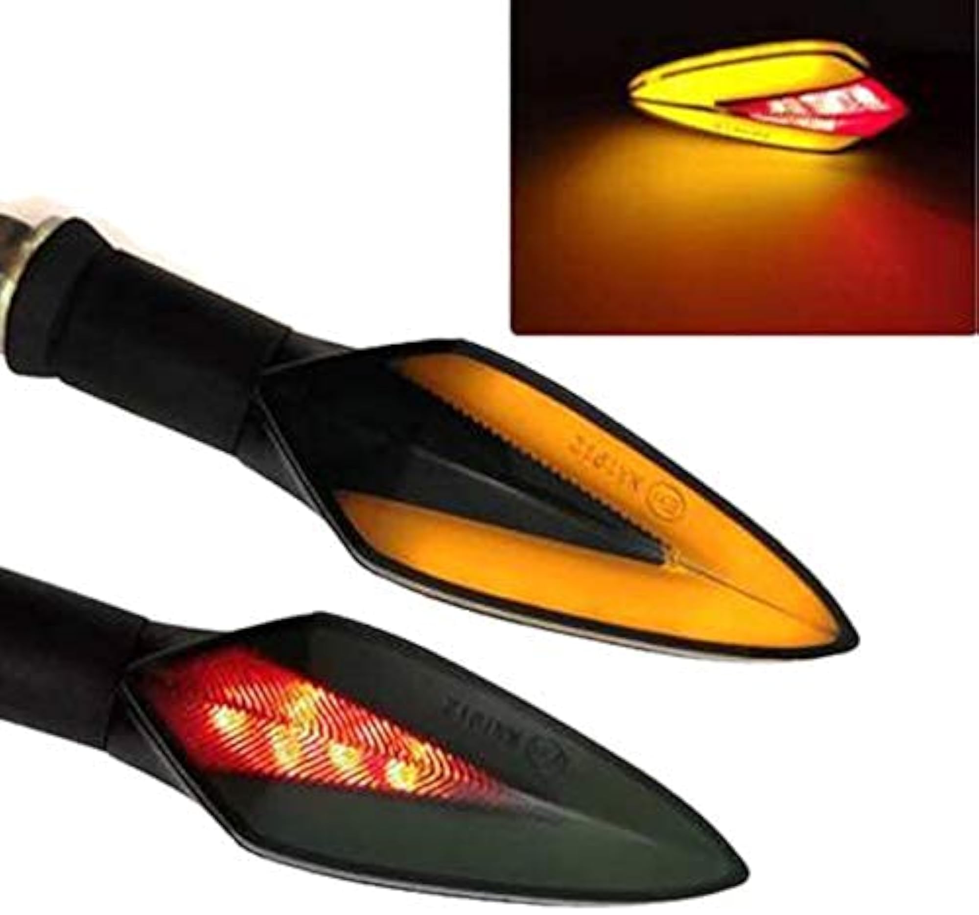 Amber LED Turn Signal Arrow Indicators for Honda CB Unicorn