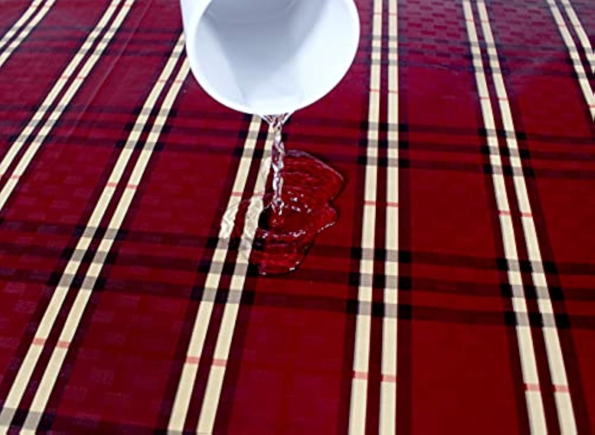 Waterproof Square Printed Center Table Cover, 48x48 Inches