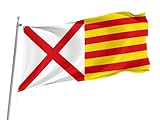 l'hospitalet de llobregat barcelone espagne ➤ Tamaño: 90 x 152 cm (3 x 5 pies), asta no incluida. Esta bandera es hermosa y elegante, ideal para decoración de interiores y exteriores. Es lo suficientemente grande como para ondear con el viento y atraer la atención de la gente.