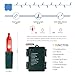 RECESKY 2 Pack Christmas String Lights with Built-in Timer - Total 100 LED 36ft Fairy Battery String Lights - Mini Lighting for Outdoor Garland Yard Dorm House Christmas Tree Decorations - Multi Color