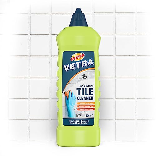 Image of Selzer Vetra Tiles Cleaner Liquid |Clean All Purpose Tile, Floor & Wall Cleaner 500 ml, Bedroom & Bathroom Floors, Removes Grease, Dirt & Tough Stains|Kills 99.9% Germs|Pack of 1
