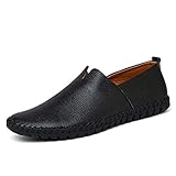 * Herren Freizeitschuhe. Dieser Mokassin eignet sich ideal zum Wandern, Fahren, Dating, Einkaufen, Outdoor, zu Hause und in Unternehmen. So können Sie Freizeitkleidung besser kombinieren. Reine Farbe einfaches und glattes Design, flach, britischer Gentleman-Stil, hervorragende Nähtechnologie, schön, dreidimensional, nicht leicht zu verformen