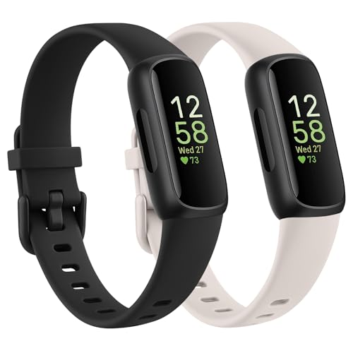oh for Fitbit Inspire3 xg _炩 VRoh ߉\ (Inspire/Inspire hr ɂ͔Ή) (ubN+X^[Cg)